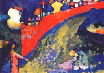  Kandinsky Art - Le destin du mur rouge Wassily Kandinsky